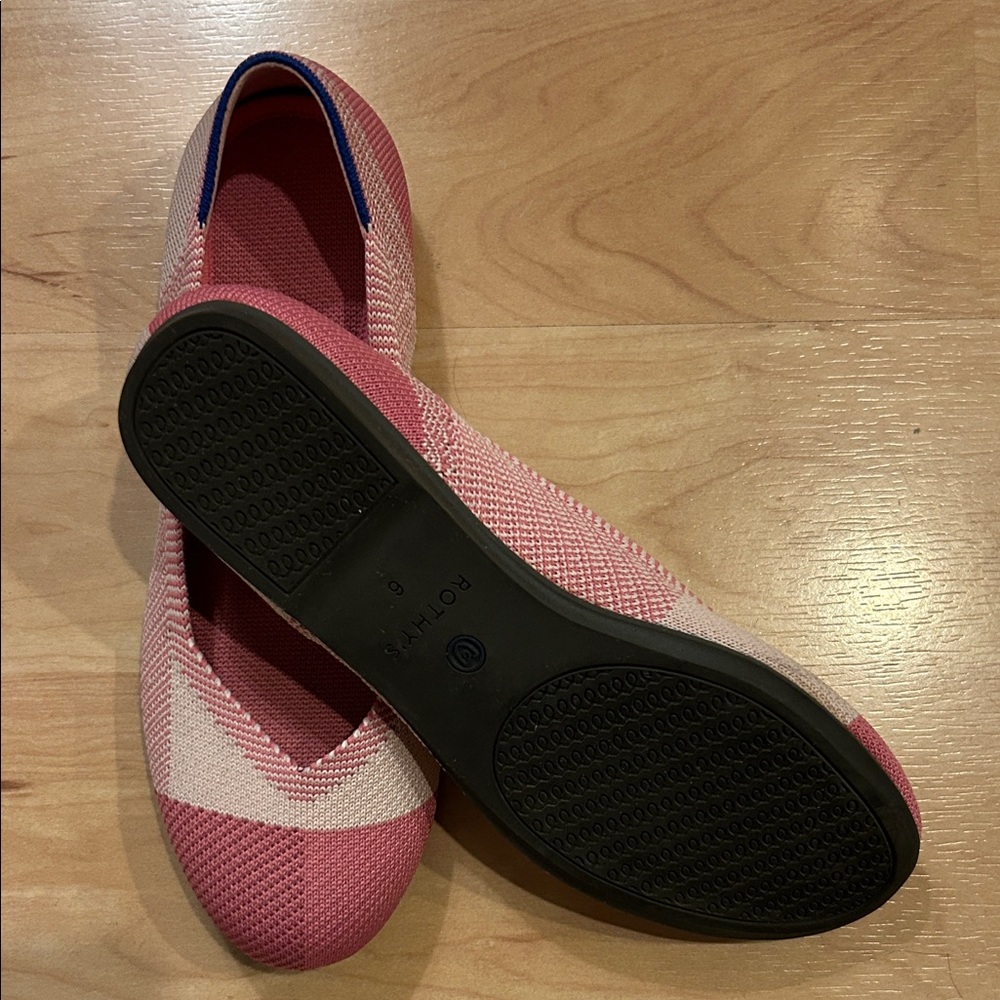 Rothy's Two-Tone Pink Flats - Picture 2 of 4